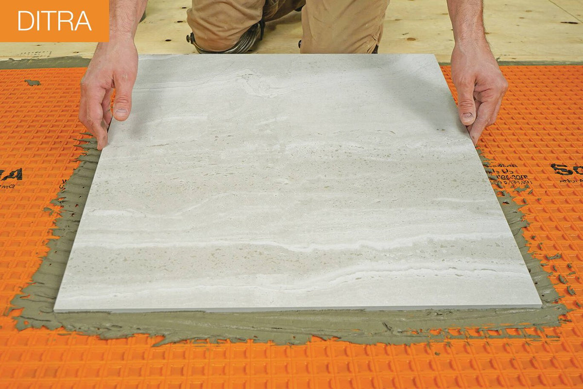Schluter Systems DITRA 54-sq ft Orange Plastic Waterproofing Tile Membrane