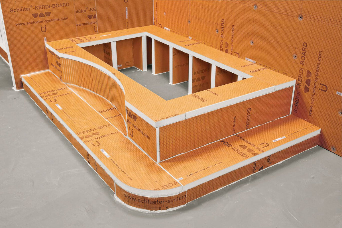 Schluter Systems KERDI-BOARD Polystyrene Foam Backer Board, 0.5-in x 48-in x 96-in