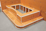 Schluter Systems KERDI-BOARD Polystyrene Foam Backer Board, 0.5-in x 48-in x 96-in