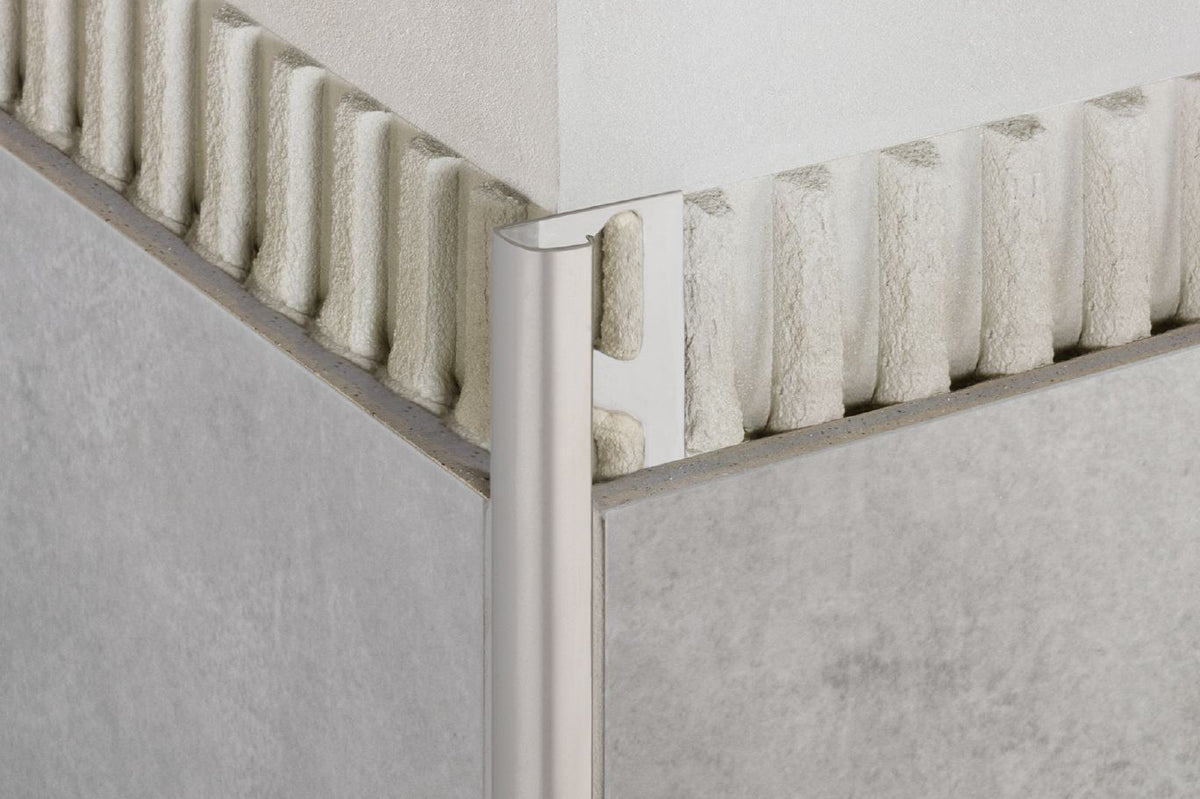 Schluter Systems RONDEC 0.5-in W x 98.5-in L Black Color-Coated Aluminum Tile Edge Trim