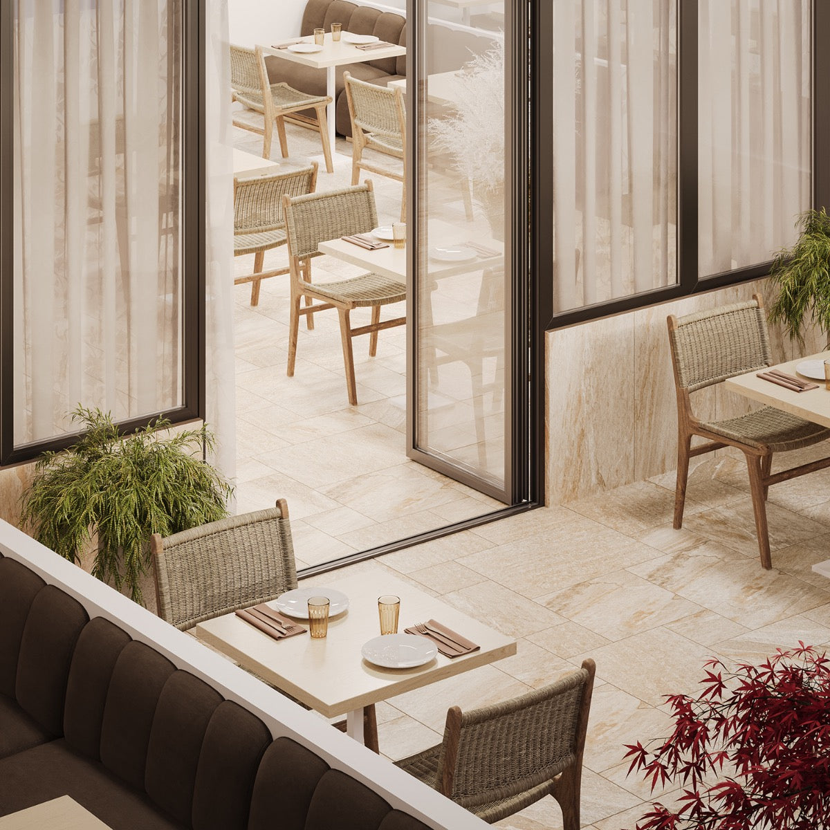 Shala Sand Beige 18x26 Matte Porcelain Tile - Lux Tile