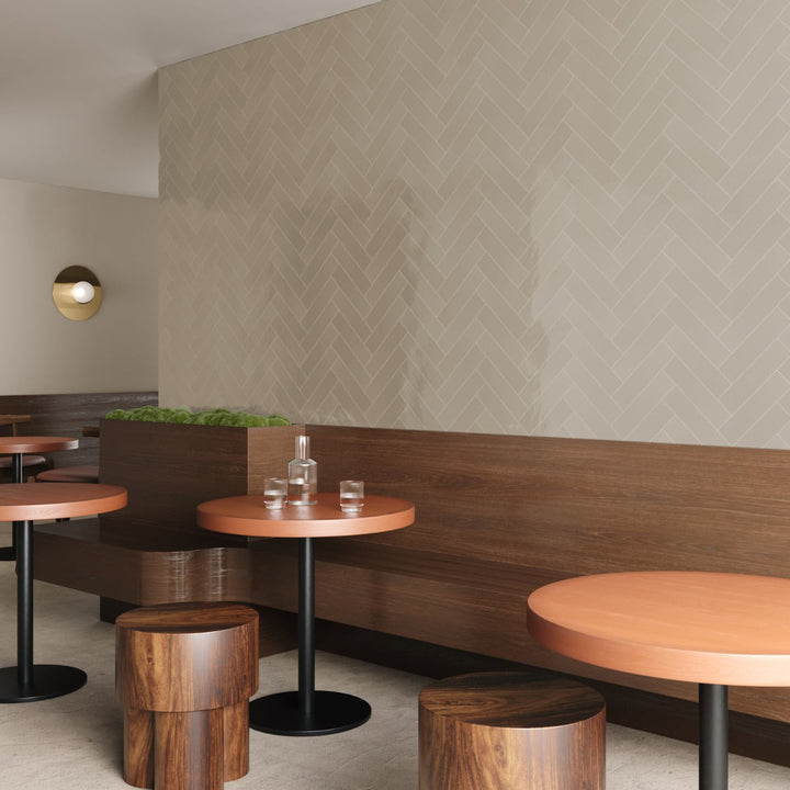 Manchester Beige 3x12 Glazed Ceramic Subway Tile - Lux Tile