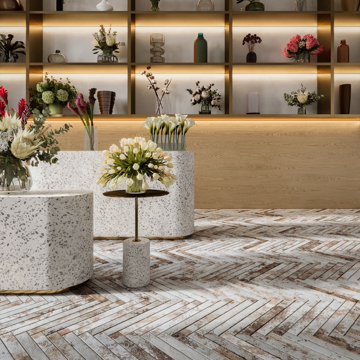 English Brick White 2x18 Matte Porcelain Tile - Tilebar