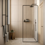 Lux Tile Nobu Ribbon Almond Brown 24x48 Matte Porcelain Tile