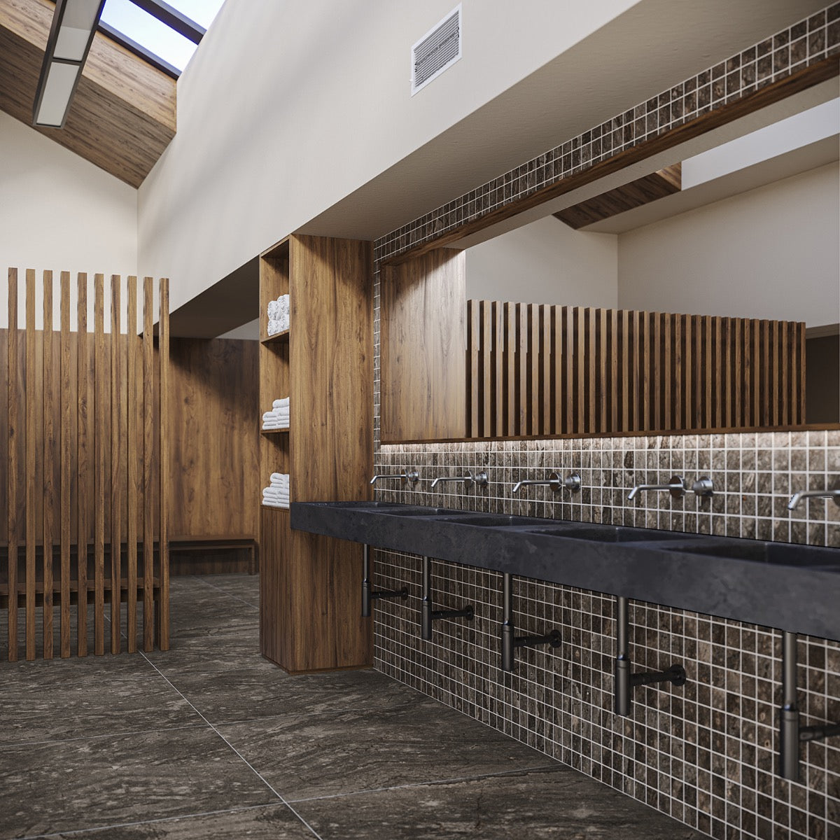 Santo Earth Brown 2x2 Matte Porcelain Mosaic Tile - Lux Tile