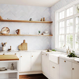 Stacy Garcia ArtBlock Fluted Azure 4x16 Glossy Porcelain Tile