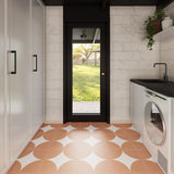 Stacy Garcia Maddox Deco Terracotta 8x8 Matte Porcelain Tile