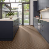 Roller Taupe Matte Porcelain Subway Tile - 3x11 Inch