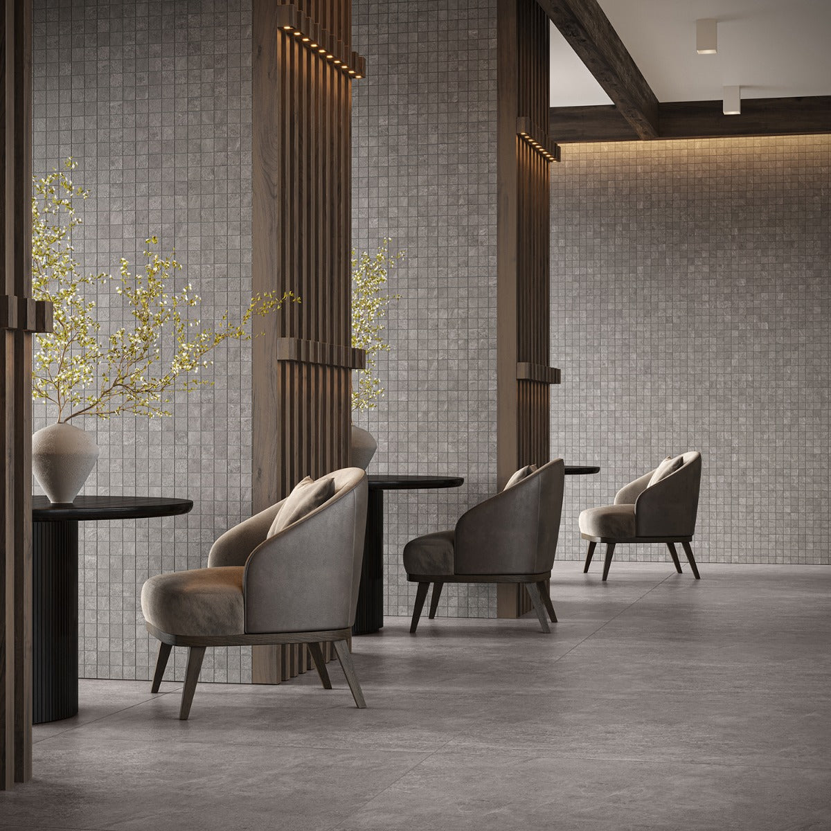 Era Slate Gray 48x48 Matte Porcelain Tile - Lux Tile