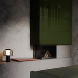 Lux Tile Ponto Verde Green 5x16 3D Polished Porcelain Wall Tile