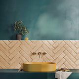 Castle Sandstorm Beige 3x12 Polished Ceramic Subway Wall Tile