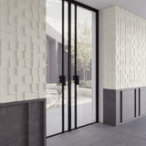Roller Cross White 4x4 Handmade Matte Ceramic Tile - Lux Tile