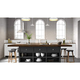 MSI 6 ft. L x 25 in. D x 1.5 in. T Finished Hevea Butcher Block Standard Countertop in Brown With Eased Edge