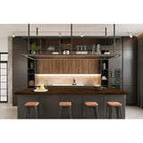 MSI 6 ft. L x 25 in. D x 1.5 in. T Finished Hevea Butcher Block Standard Countertop in Brown With Eased Edge
