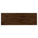 MSI 6 ft. L x 25 in. D x 1.5 in. T Finished Hevea Butcher Block Standard Countertop in Brown With Eased Edge