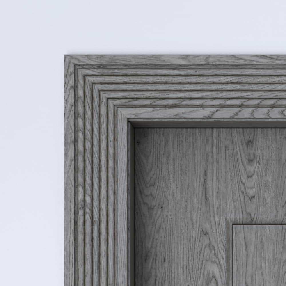 Ornamental Mouldings Prestained Gray 1/2 in. x 3 in. x 84 in. Wood Beaded Casing Moulding