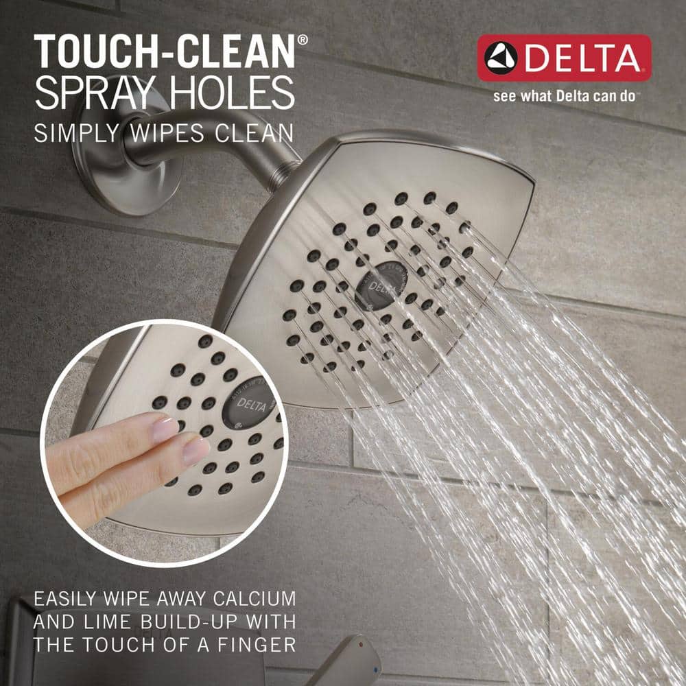 Delta Ashlyn Stainless 1-Handle Shower Faucet Trim Kit (Valve Not Included)
