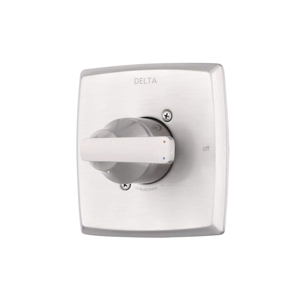 Delta Ashlyn Stainless 1-Handle Shower Faucet Trim Kit (Valve Not Included)