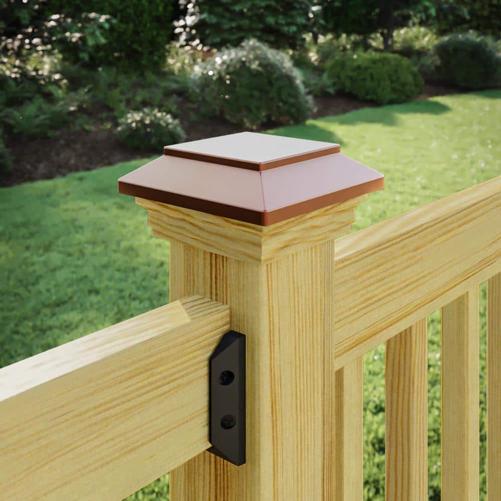 ProWood 4 in. x 4 in. Victoria Copper Plateau Pressure Treated Post Cap