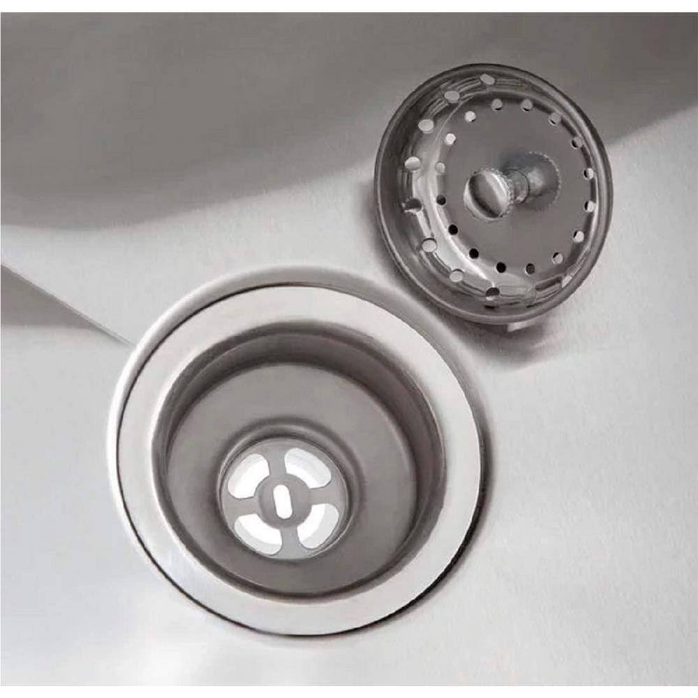 AMGOOD 20x20 Stainless Steel Utility Sink with Right Drainboard - No Faucet