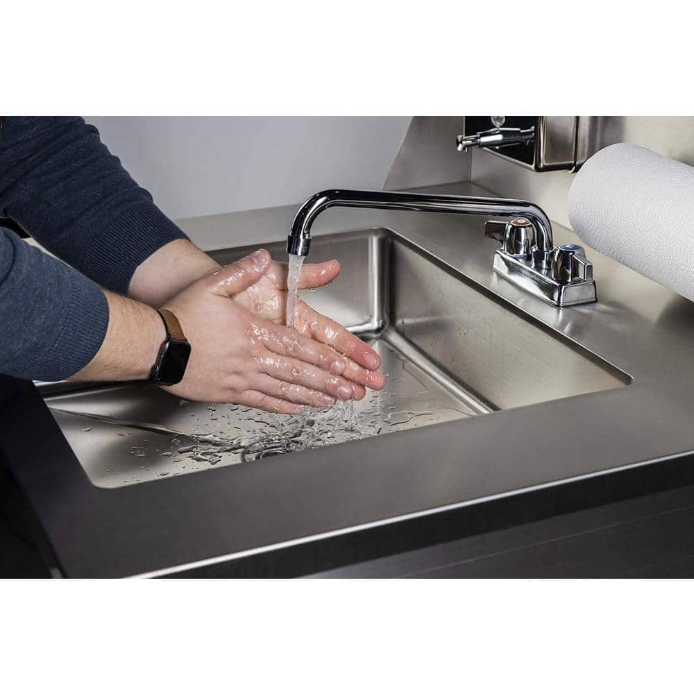 Ancaster Food Equipment 32 in. x 29.25 in. Stainless Steel Portable Sink Hand Wash Station