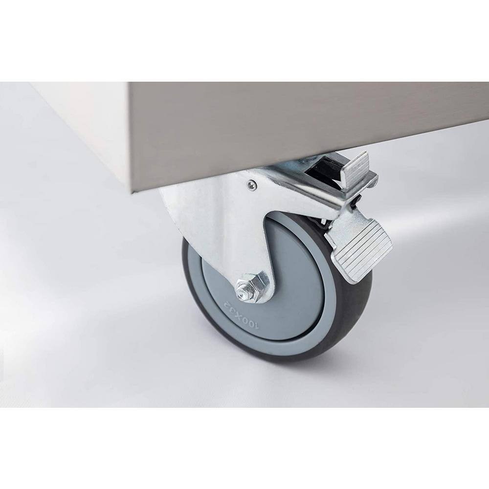 Ancaster Food Equipment Stainless Steel Triple Basin Portable Sink Hand Wash Station