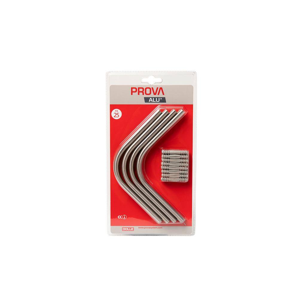 Dolle Prova PA25 Stainless Steel 90 Degree Corner (8-Piece)