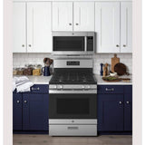 GE 30 in. 4.8 cu. ft. Freestanding Gas Range in Stainless Steel (JGBS61RPSS)