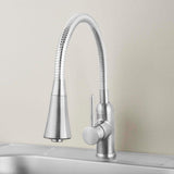Glacier Bay Bodell Single-Handle Pulldown Laundry Faucet in Stainless Steel