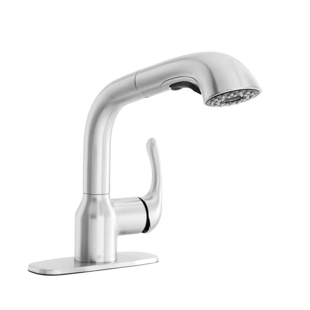 Glacier Bay Dunning Stainless Spot Resistant Pull-Out Laundry Faucet