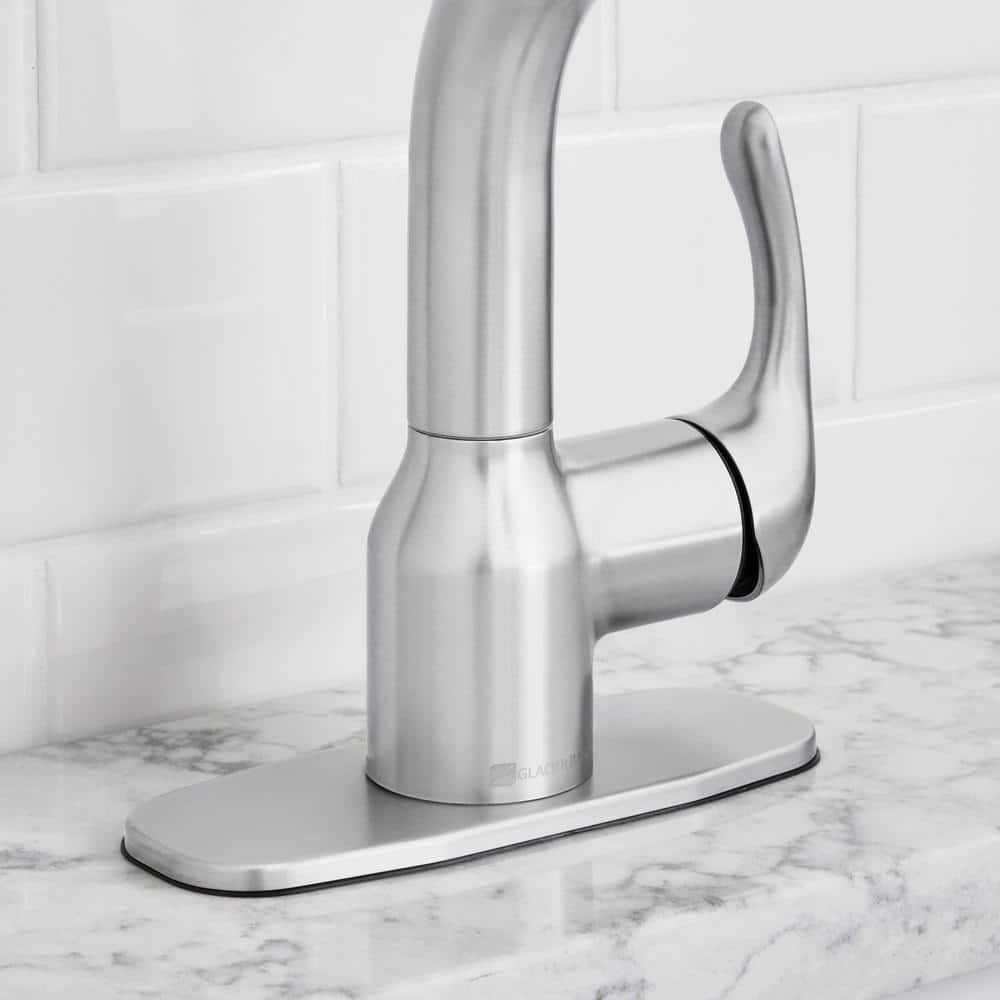 Glacier Bay Dunning Stainless Spot Resistant Pull-Out Laundry Faucet