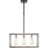 Progress Lighting Union Square Collection 4-Light Stainless Steel Coastal Chandelier Light