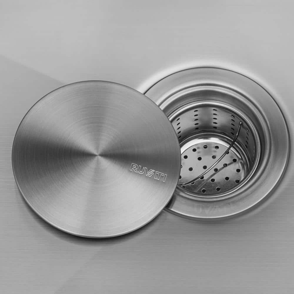 Ruvati Forma Pro 16-Gauge Stainless Steel Drop-In Laundry Utility Sink