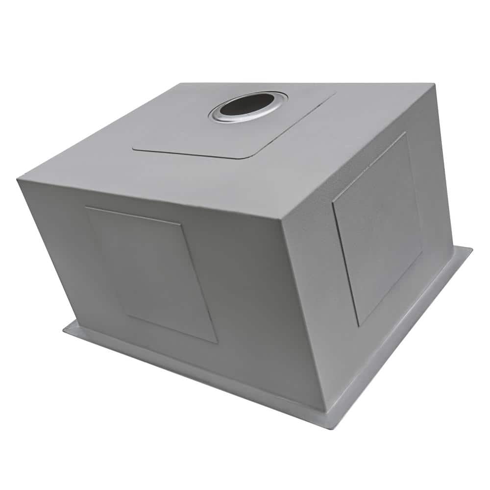 Ruvati Savona Pro Undermount Laundry Utility Sink, 16-Gauge Stainless Steel