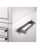 TRINITY 43 in. W x 25 in. D 11-Drawer Stainless Steel Rolling Tool Chest Combo