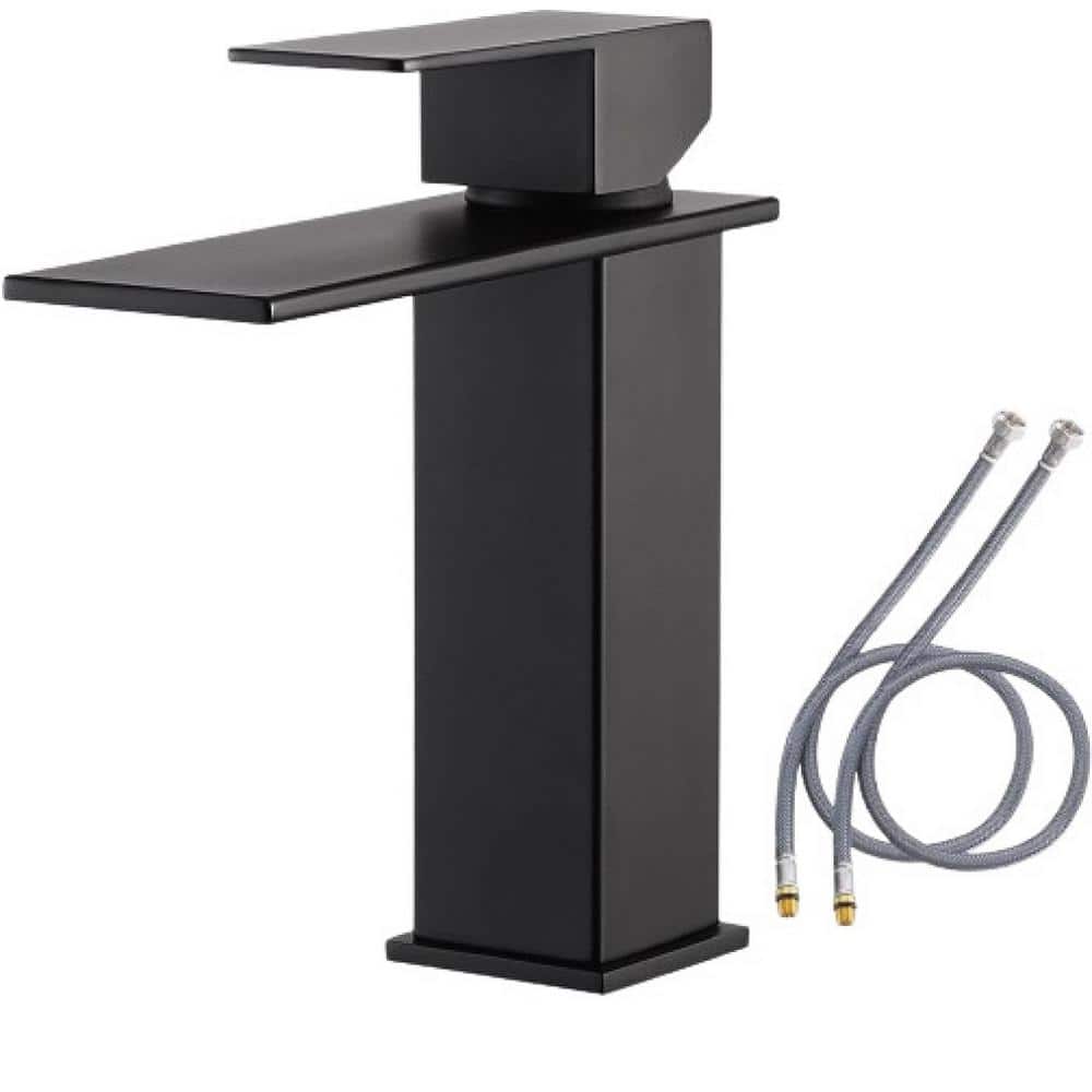 Unbranded Commercial Metering Double Handle Bathroom Sink Faucet in Stainless Steel