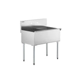 Aoibox 36 x 24 in Stainless Steel Dual Basin Freestanding Laundry Utility Sink