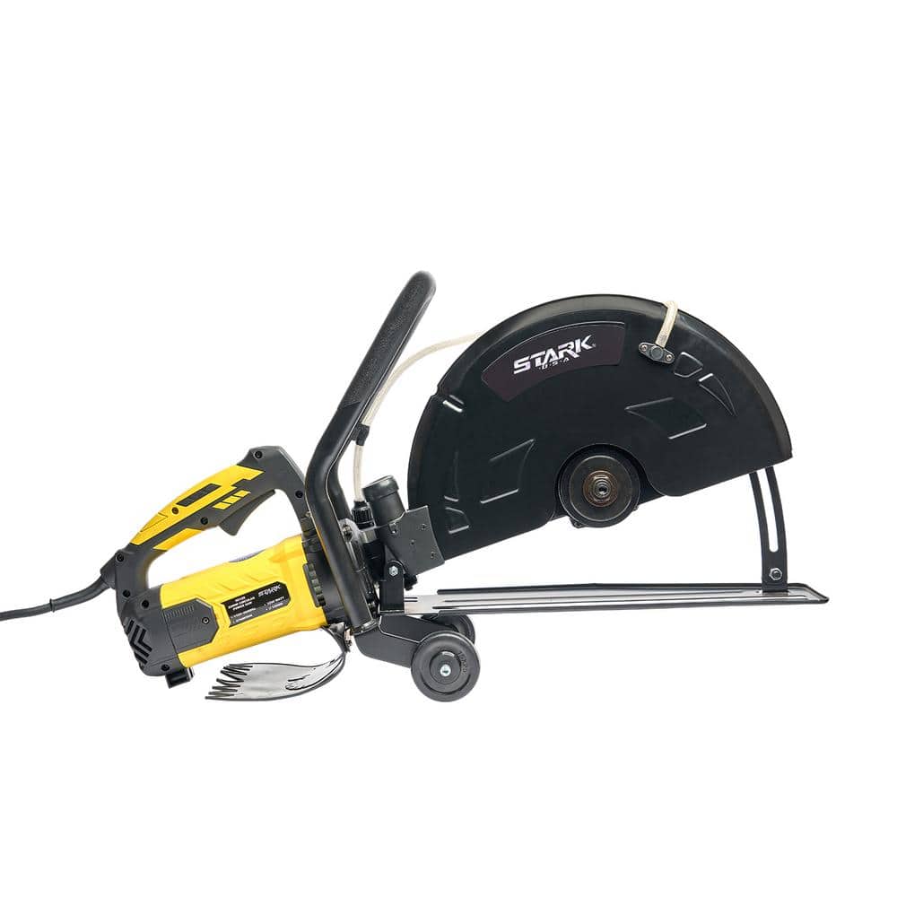 Stark 16 in. 3200-Watt Circular Cut Concrete Saw Cutter with Water Line Attachment (No-Blade)