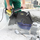 Stark 16 in. 3200-Watt Circular Cut Concrete Saw Cutter with Water Line Attachment (No-Blade)