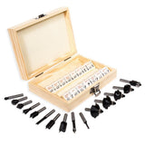 Stark Carbide Starter Router Bit Set (15-Piece)