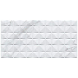 MSI Dymo Statuary Chex White 12 in. x 24 in. Glossy Ceramic 3D Patterned Wall Tile (960 sq. ft./Pallet)