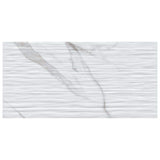 MSI Dymo Statuary Stripe White 12 in. x 24 in. Glossy Ceramic 3D Patterned Wall Tile (960 sq. ft./Pallet)