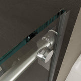 Staykiwi 60 in. W x 76 in. H Sliding Frameless Shower Door in Chrome Finish with Clear Glass