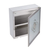 RENOVATORS SUPPLY MANUFACTURING Mini Clove 11-3/4 in. Width x 11-3/4 in. Height Stainless Steel Recessed or Surface Mount Bathroom Medicine Cabinet
