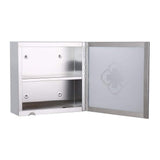 RENOVATORS SUPPLY MANUFACTURING Mini Clove 11-3/4 in. Width x 11-3/4 in. Height Stainless Steel Recessed or Surface Mount Bathroom Medicine Cabinet