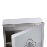 RENOVATORS SUPPLY MANUFACTURING Mini Clove 11-3/4 in. Width x 11-3/4 in. Height Stainless Steel Recessed or Surface Mount Bathroom Medicine Cabinet
