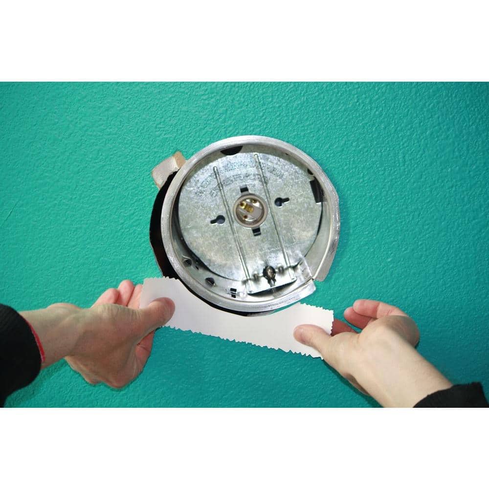 Stepsaver PRODUCTS Self Adhesive Paint Ready 'Goof-Light Patch' Repair damage around recessed can lights. (Pre-Textured)