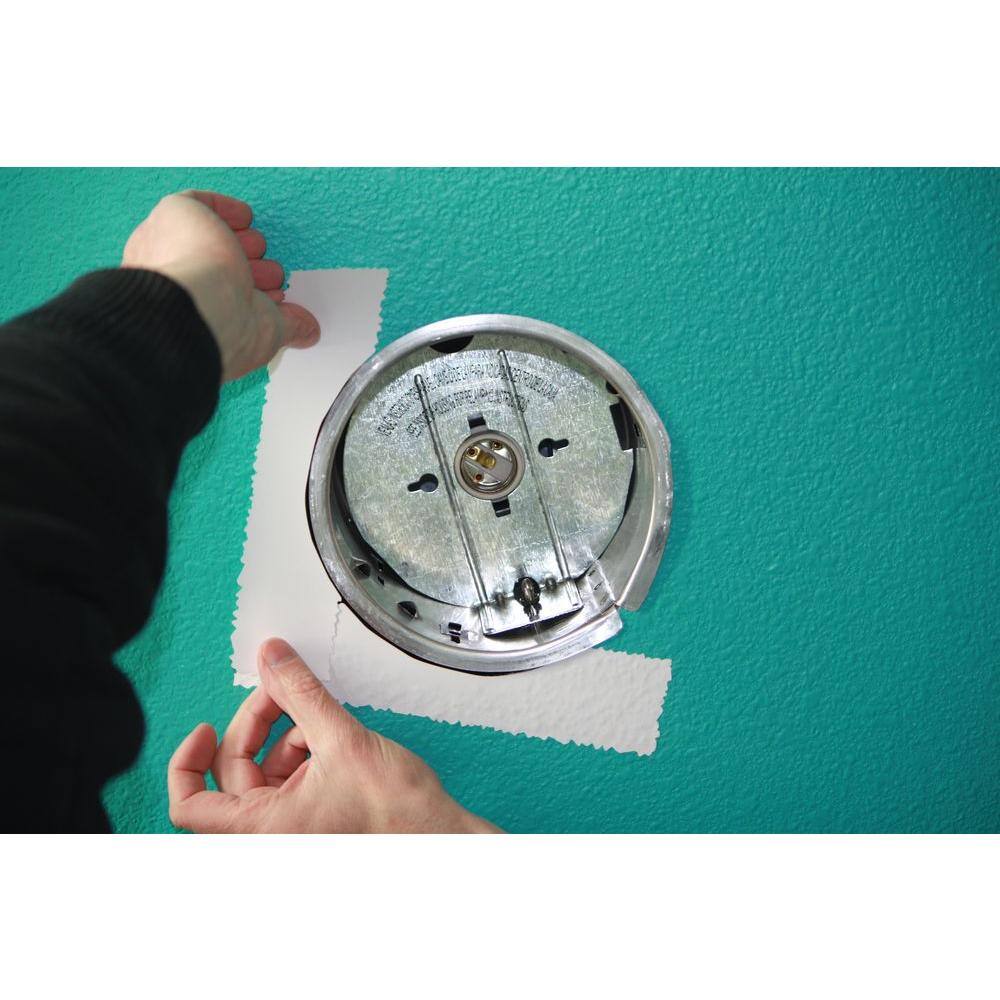 Stepsaver PRODUCTS Self Adhesive Paint Ready 'Goof-Light Patch' Repair damage around recessed can lights. (Pre-Textured)