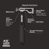Stiletto 9 oz. Drywall Axe Fiberglass Hammer with 13 in. Handle