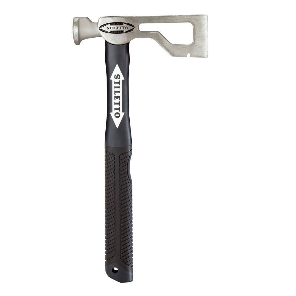 Stiletto 9 oz. Drywall Axe Fiberglass Hammer with 13 in. Handle